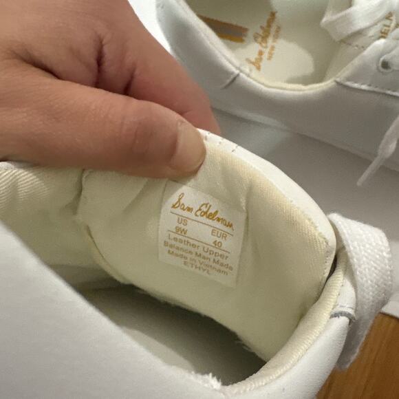 Sam Edelman Women's 9 Ethyl sneakers Classic Casual Solid Minimalist Lace up - Picture 8 of 10